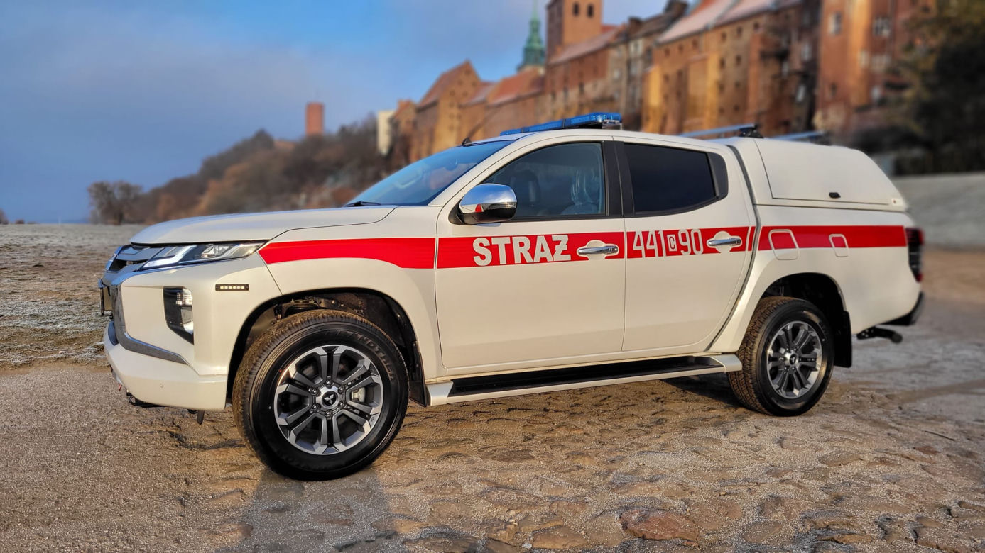Nowe wozy dla grudziądzkich strażaków