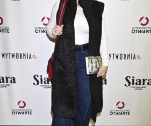 Markowska przytulała męża, Ostałowska zaskoczyła sylwetką, Ścibakówna błyszczała na premierze biografii Rewińskiego