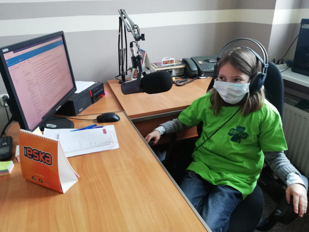 Szczecineckie "Koniczynki" odwiedziły Radio ESKA