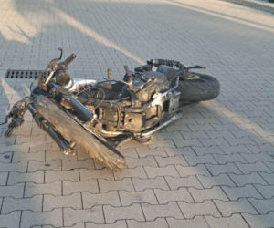 Śmiertelny wypadek motocyklisty