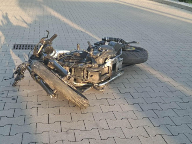 Śmiertelny wypadek motocyklisty