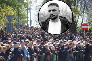 Tłumy i brawa dla Łukasza Litewki. Polska pożegnała posła w Sosnowcu