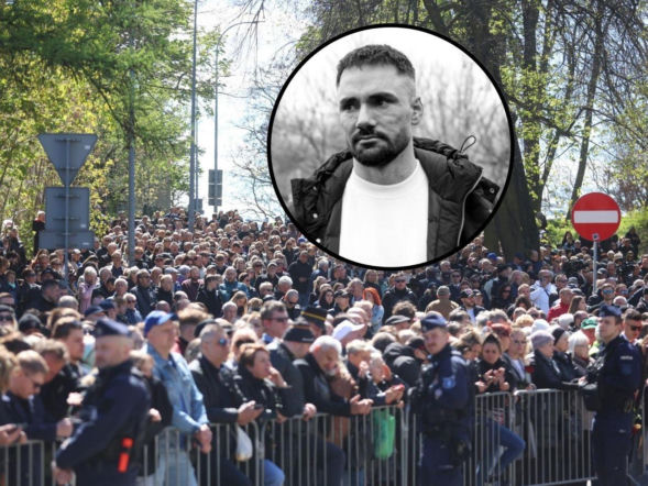 Tłumy i brawa dla Łukasza Litewki. Polska pożegnała posła w Sosnowcu