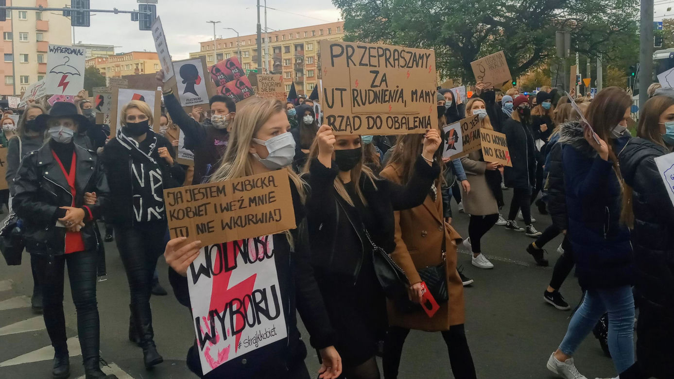 Protest kobiet w Szczecinie - 28.10.2020