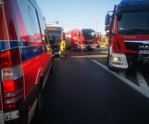 Wypadek na rondzie Jagiellonów w Bydgoszczy