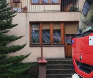 Głęboki Bród. Pożar domu. Ogień pojawił się w kuchni
