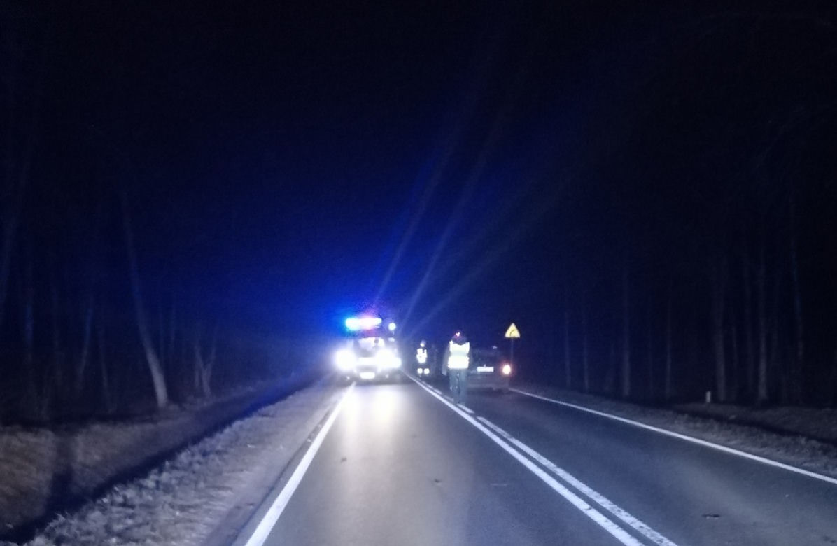 Kobieta i mężczyzna zginęli na drodze! Koszmar pod Działdowem [ZDJĘCIA]