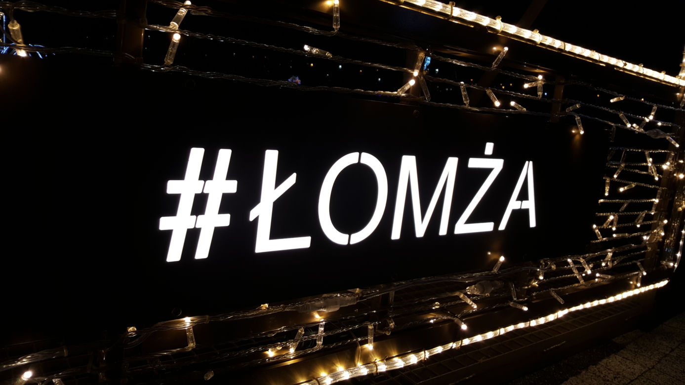 Świąteczne iluminacje w Łomży