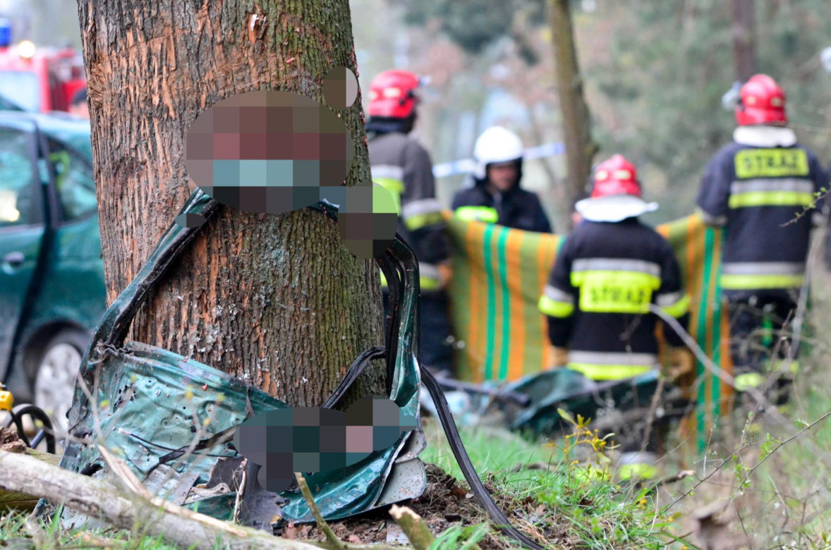 Tragiczny wypadek w Klamrach. Siedmioro nastolatków zginęło w nocy