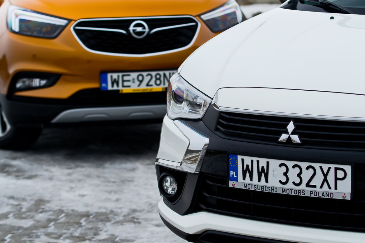 Mitsubishi ASX 1.6 MIVEC 2WD Invite vs. Opel Mokka X 1.6 CDTi 136 KM 4x4 Elite