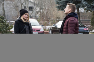M jak miłość. Katia (Joanna Jarmołowicz), Paweł (Rafał Mroczek)