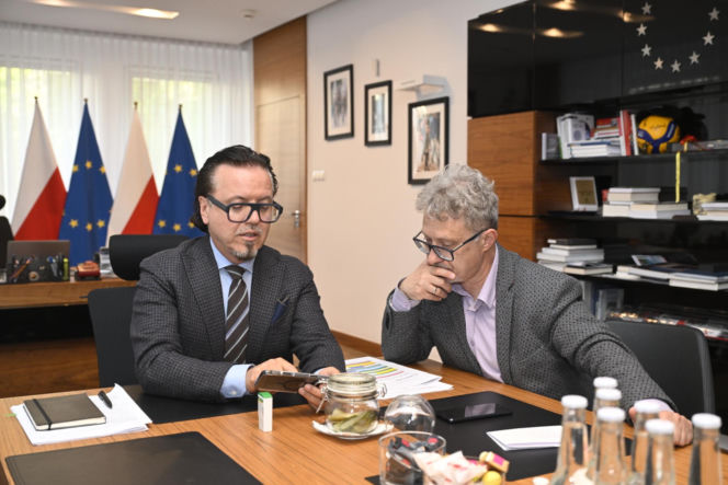 Minister Wojciech Balczun, Hubert Biskupski