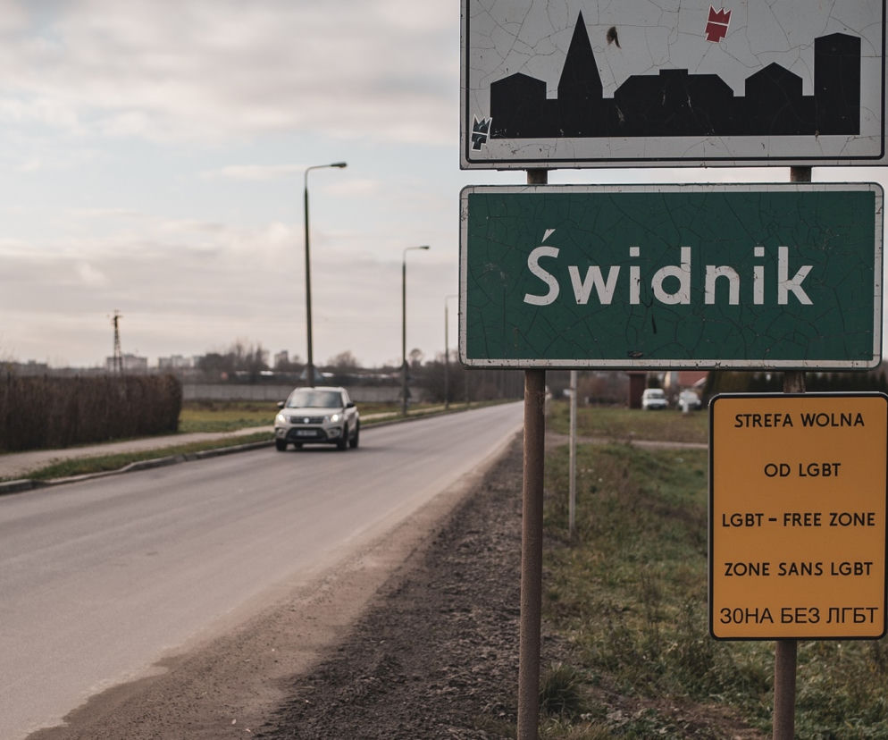 Lubelskie: Znaki „Strefa wolna od LGBT”. Prowokacja? Happening? Walka o prawa?