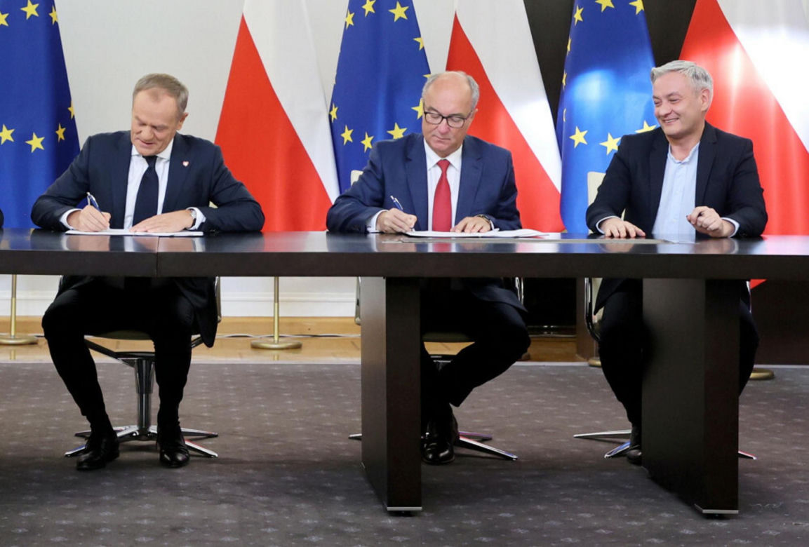 Podpisanie umowy koalicyjnej
