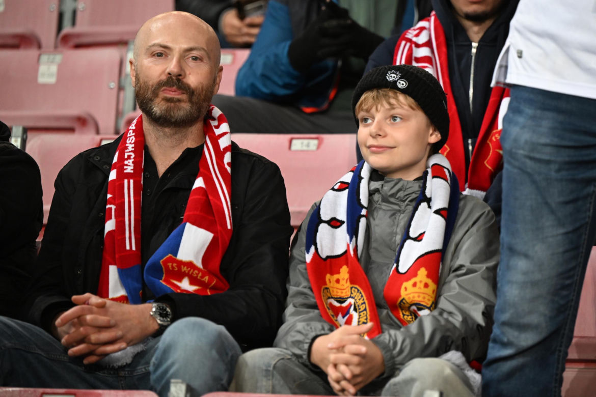 Wisła Kraków - Jagiellonia Białystok; Zdjęcia kibiców i zawodników z meczu 8. kolejki PKO BP Ekstraklasy