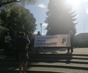 Wyszli na ulicę domagać się klimatycznej sprawiedliwości. 