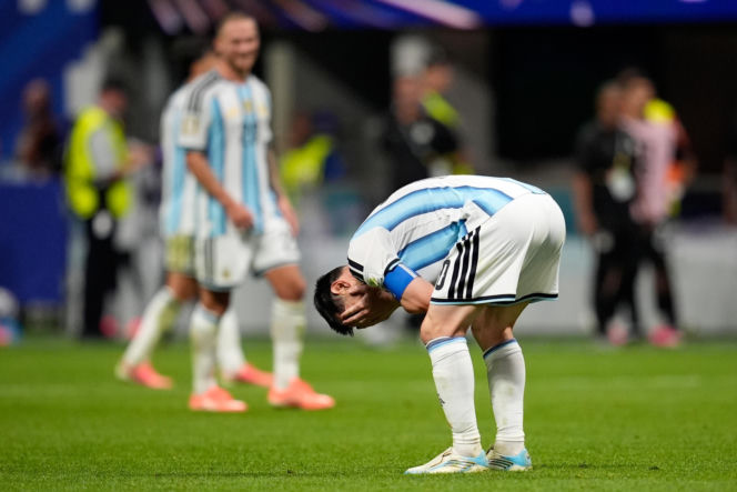 Leo Messi, mecz z Egiptem