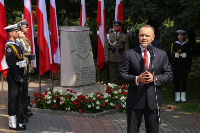 Karol Nawrocki na obchodach 82. rocznicy Powstania Warszawskiego