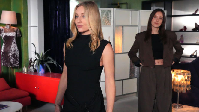 Barwy szczęścia odc. 3337. Grażyna (Kinga Suchan), Madzia (Natalia Sierzputowska)