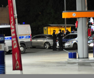 Majdan zatrzymany na stacji benzynowej