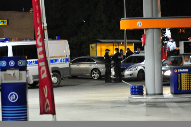 Majdan zatrzymany na stacji benzynowej