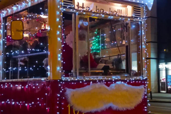 Świąteczne tramwaje w Szczecinie