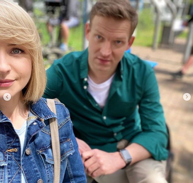 Barwy szczęścia. Alicja Umińska (Monika Dryl), Łukasz Sadowski (Michał Rolnicki)
