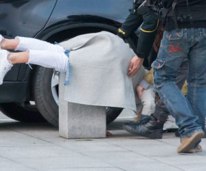 Adriana Kalska rozwaliła się na bruku 