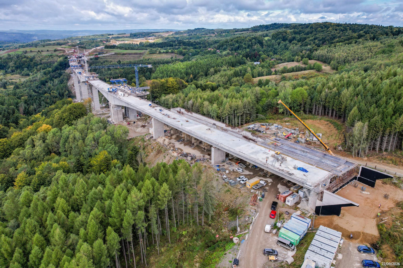 Budowa drogi S19 i najwyższej estakady w Polsce