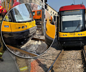 Zderzenie dwóch tramwajów na Ochocie. Są ranni