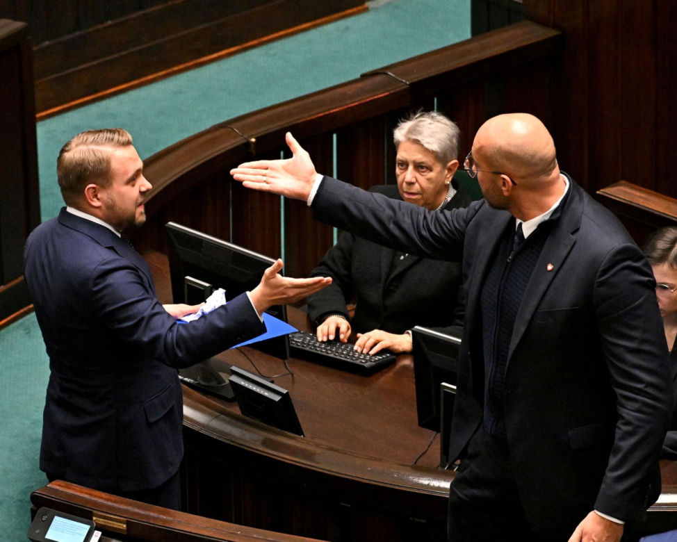 Jakub Rutnicki i Jacek Ozdoba. Starcie w Sejmie