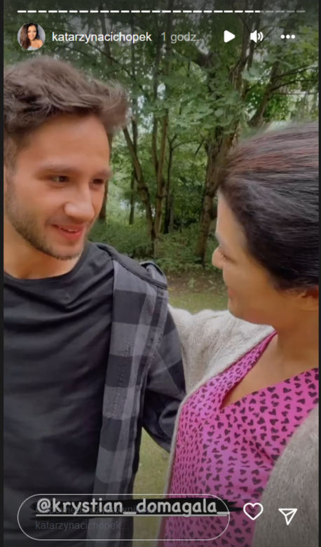 M jak miłość na planie. Mateusz (Krystian Domagała), Kinga (Katarzyna Cichopek)