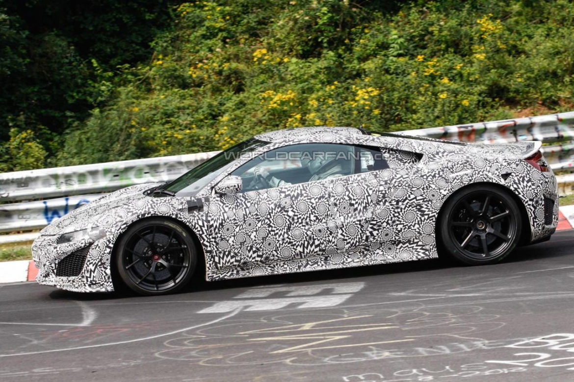 Honda NSX - zdjęcia szpiegowskie