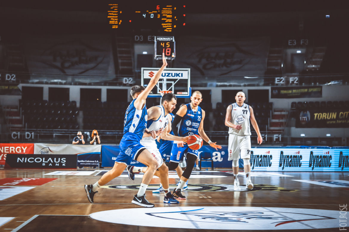 Polski Cukier Toruń - MKS Dąbrowa Górniczka 94:99, zdjęcia z Areny Toruń