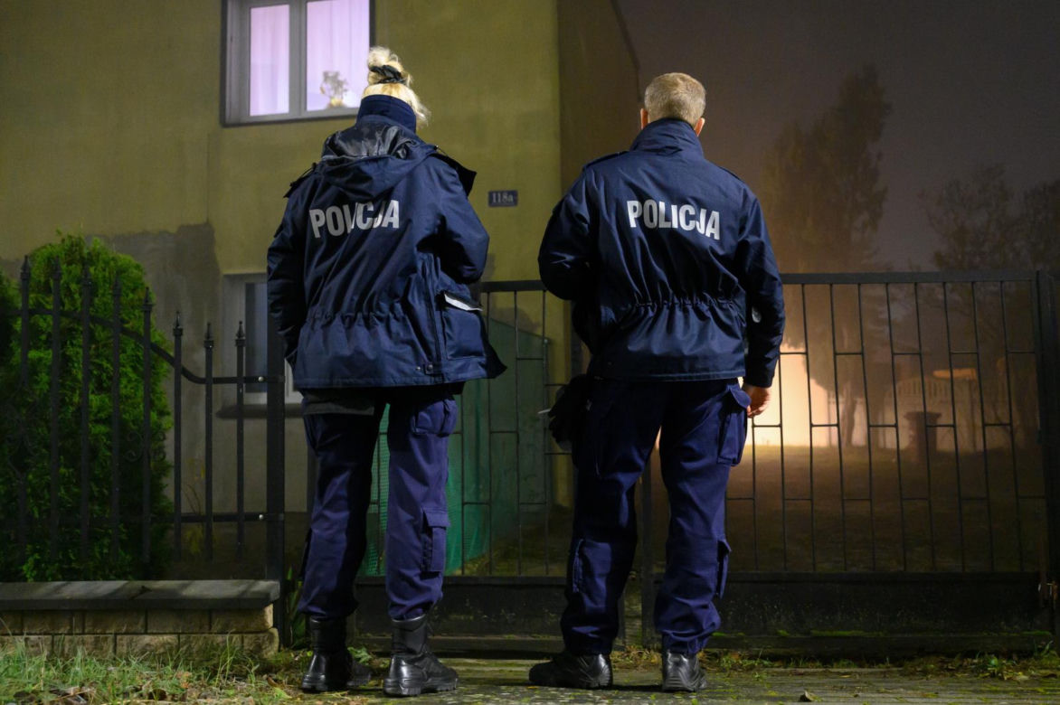 Miejsce tragedii w Puszczykowie