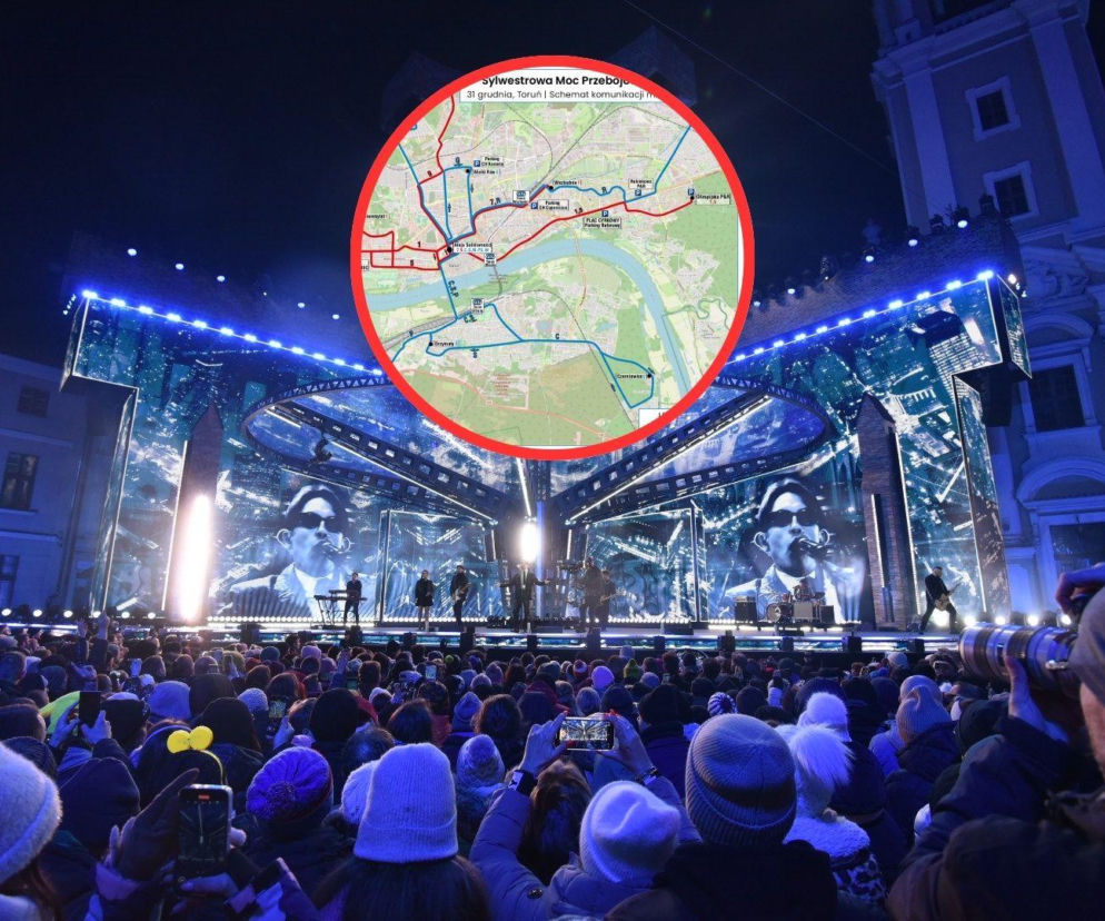 Sylwestrowa Moc Przebojów 2025/26 w Toruniu: Informacje organizacyjne