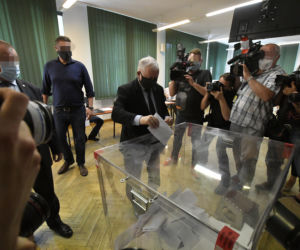 Wybory 2020 Prezes PiS Jarosław Kaczyński oddał swój głos