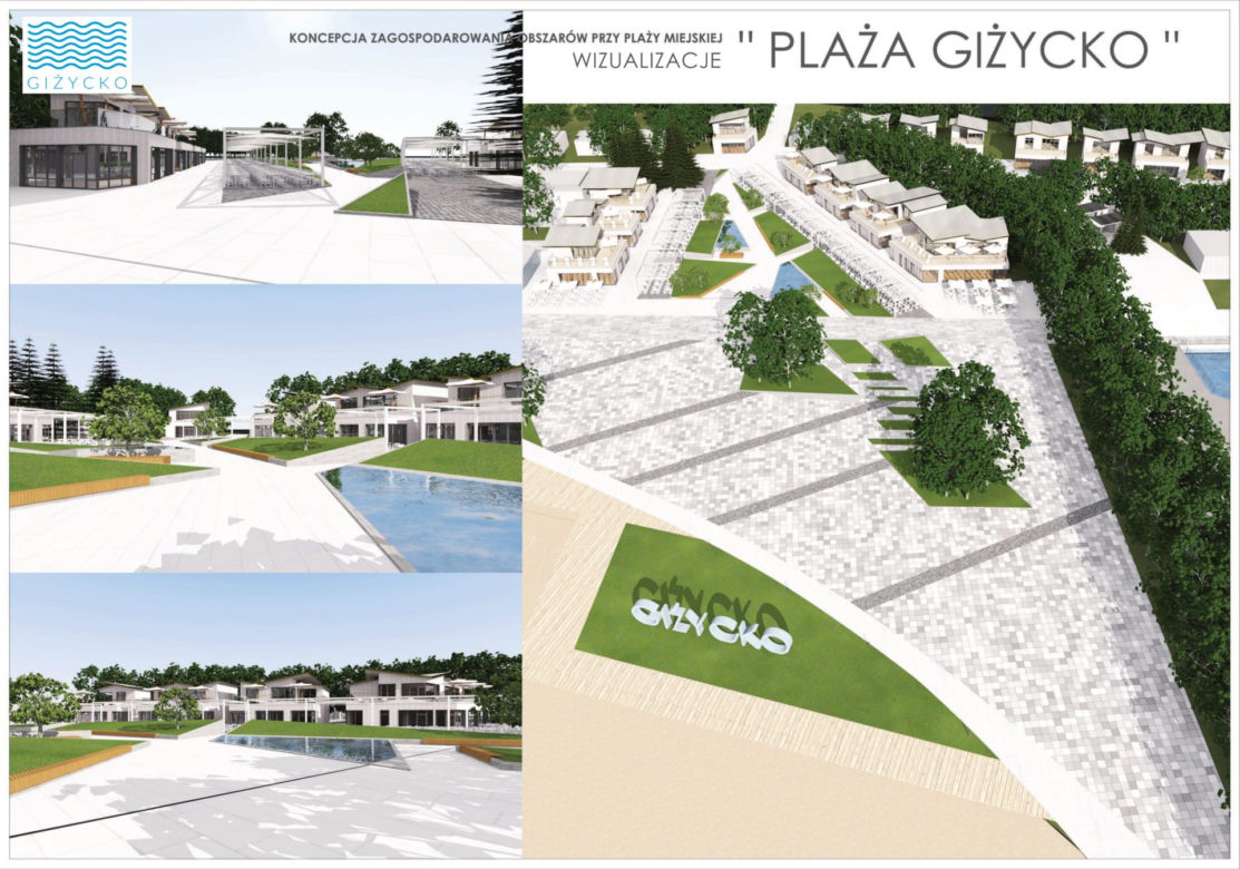 Plaża miejska w Giżycku zmieni się nie do poznania. Zobacz wizualizacje!