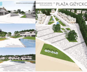 Plaża miejska w Giżycku zmieni się nie do poznania. Zobacz wizualizacje!