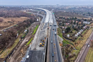Zima pokrzyżowała plany drogowców. Nowy zjazd na S7 pod Krakowem nie zostanie otwarty