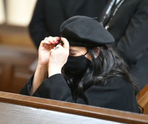 Ewa Krawczyk na pogrzebie męża Krzysztofa Krawczyka