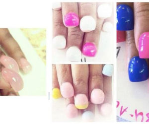 Najbrzydszy manicure świata, czyli bubble nails