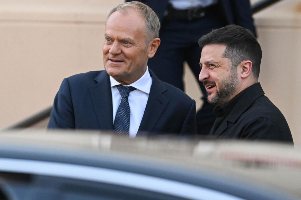 Wołodymyr Zełenski spotkał się z Donaldem Tuskiem