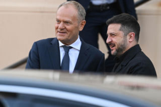 Tusk po spotkaniu z Zełenskim. Na stole inwestycje i tarcza obronna