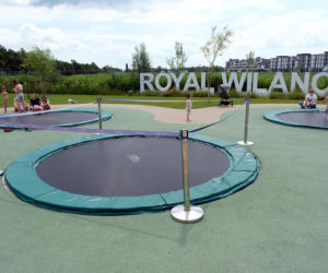 Trampolina grozy na Wilanowie