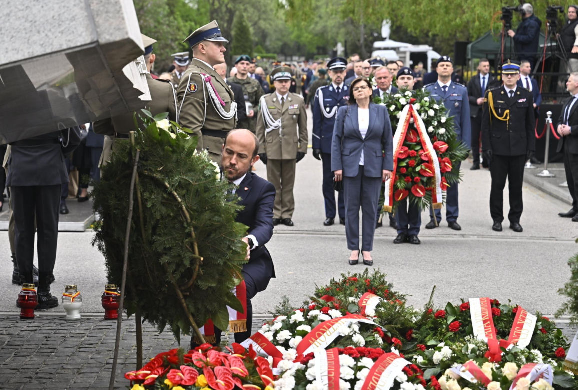 14. rocznica katastrofy smoleńskiej. Obchody w Warszawie