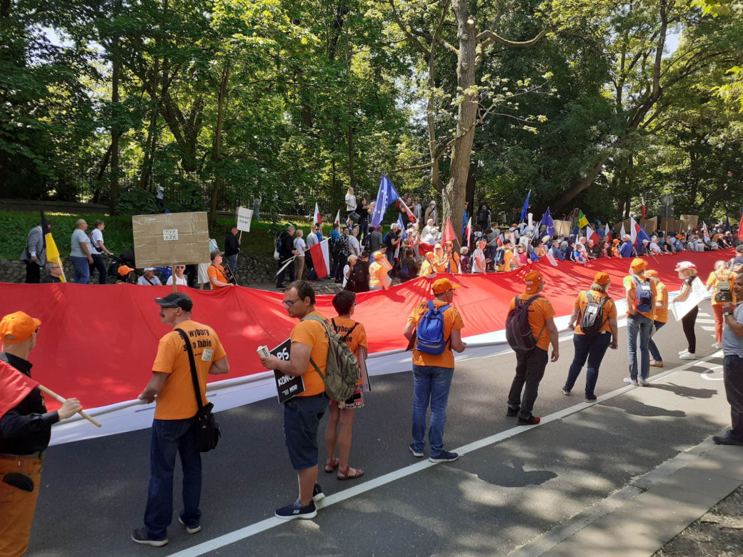 Marsz 4 czerwca w Warszawie - tłumy na ulicach stolicy!