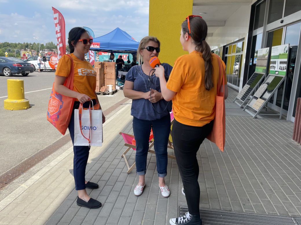 Eska Summer City w Rzeszowie. Spoktanie na parkingu Unimet