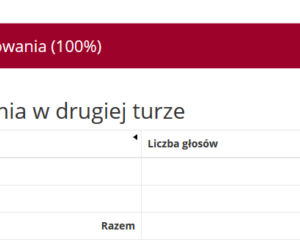 Jak głosowali mieszkańcy poszczególny miast i powiatów w Małopolsce w II turze?