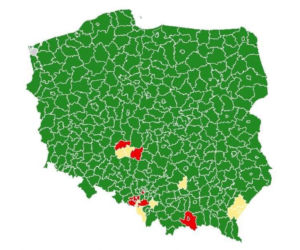 Koronawirus w Polsce: Czerwone strefy. Ostrzejsze obostrzenia w tych powiatach